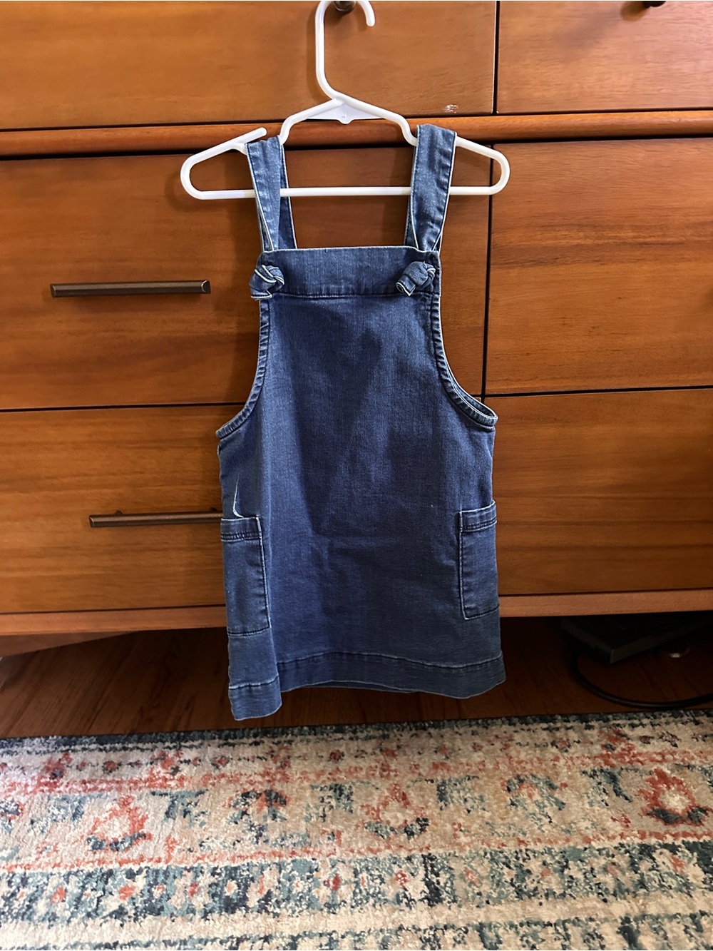 Ag Adriano Goldschmied Kids Denim Pinafore Dress, size 4, like new